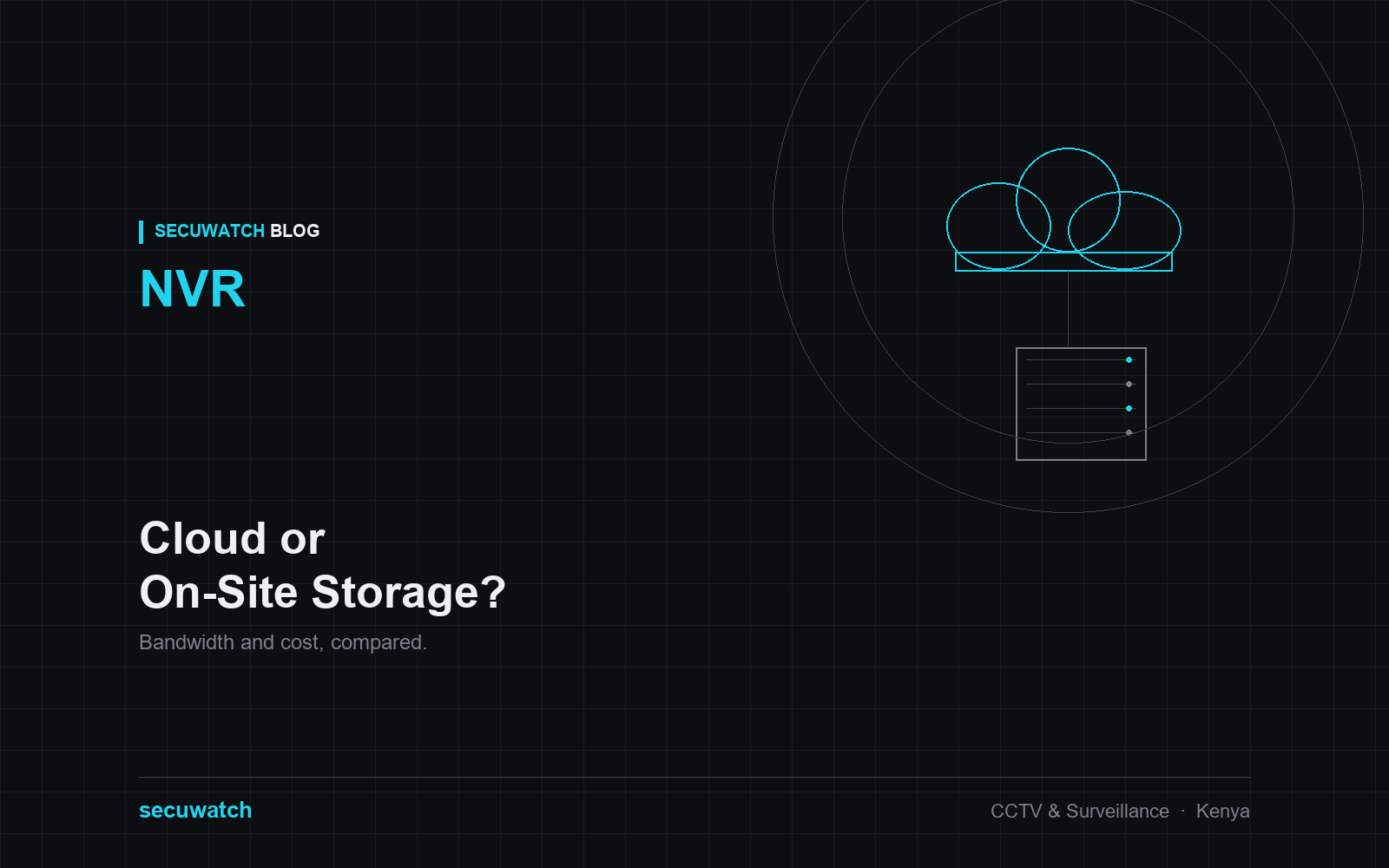 Cloud CCTV Storage vs On-Premise NVR: What Bandwidth and Costs Actually Look Like