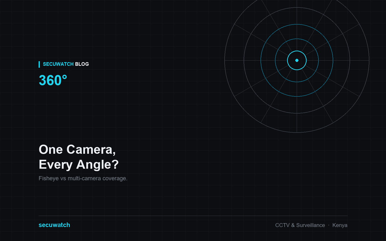 Fisheye 360 CCTV Camera Kenya: Does One Camera Really Beat a Multi-Camera Setup?