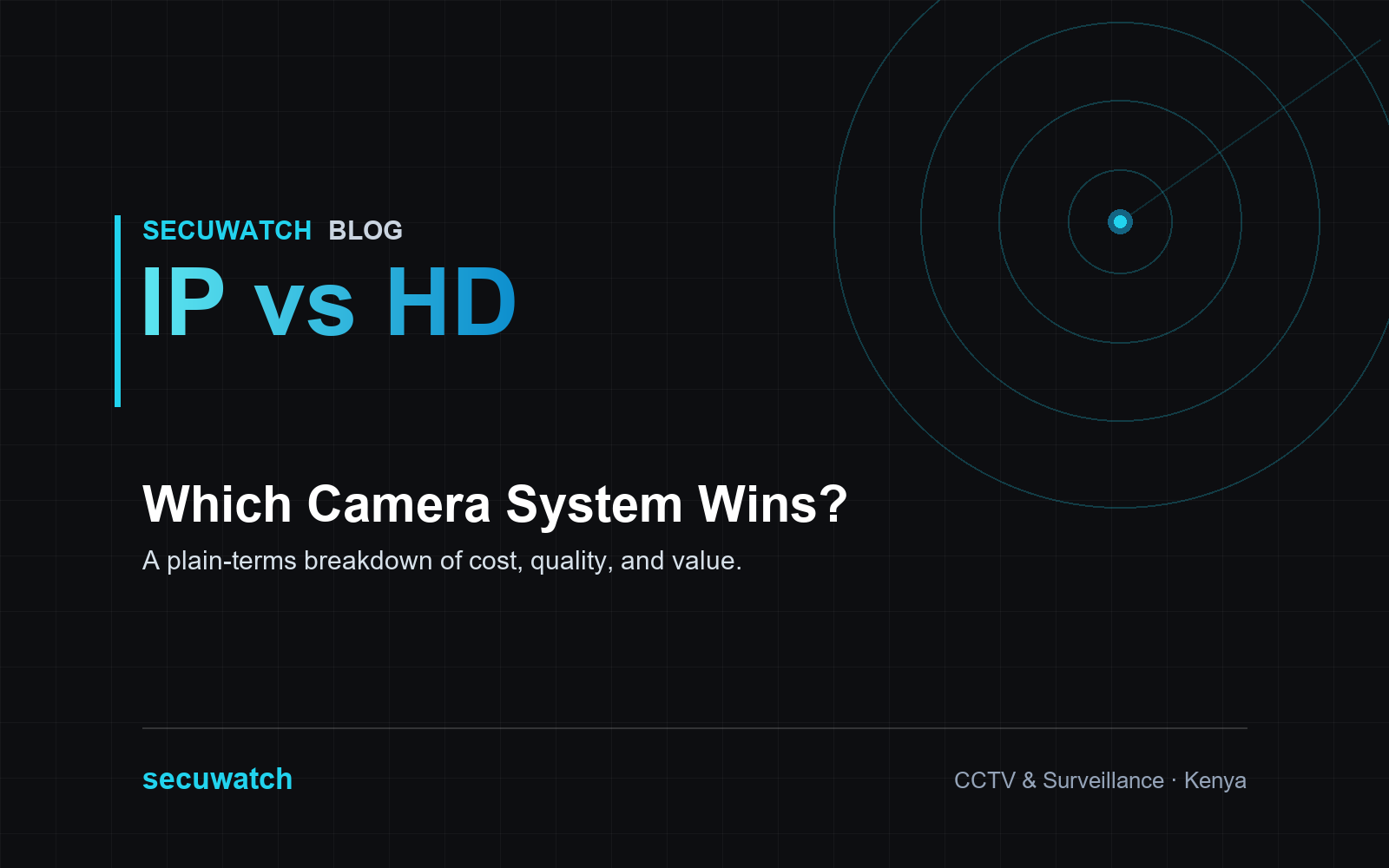 IP Cameras vs HD Analog Cameras: Which Surveillance System Offers Better Value?