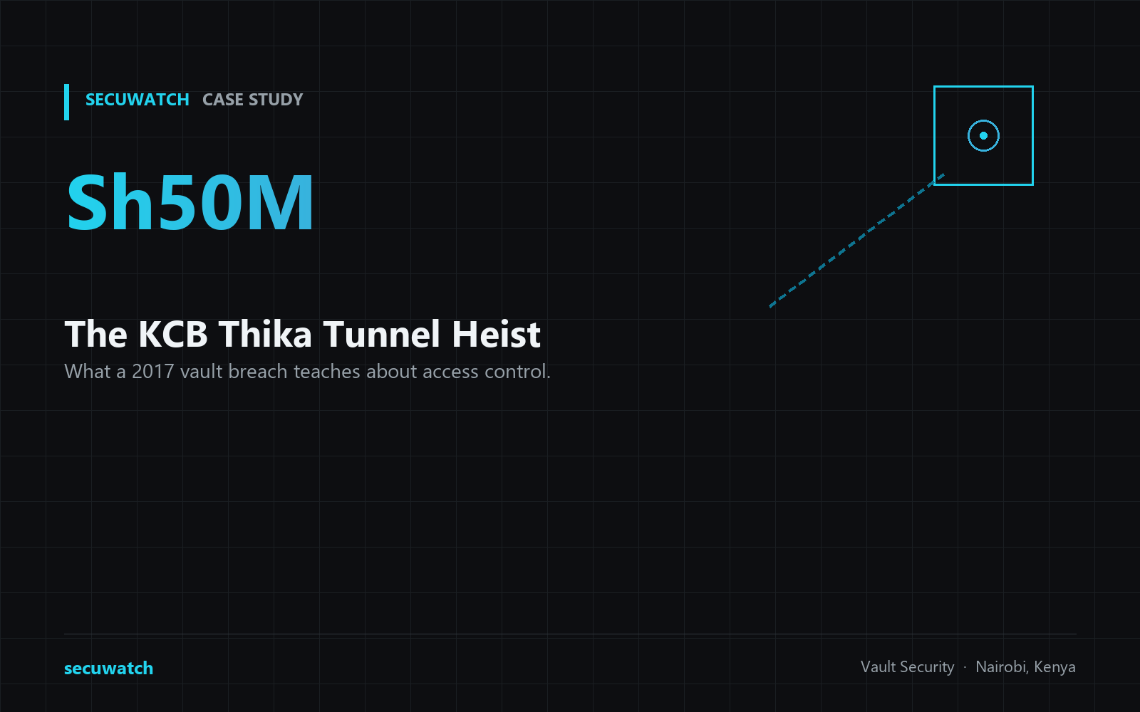 The 2017 KCB Thika Branch Tunnel Heist Case Study: What a Sh50 Million Vault Breach Teaches About Access Control Monitoring & Modern Strongroom Security