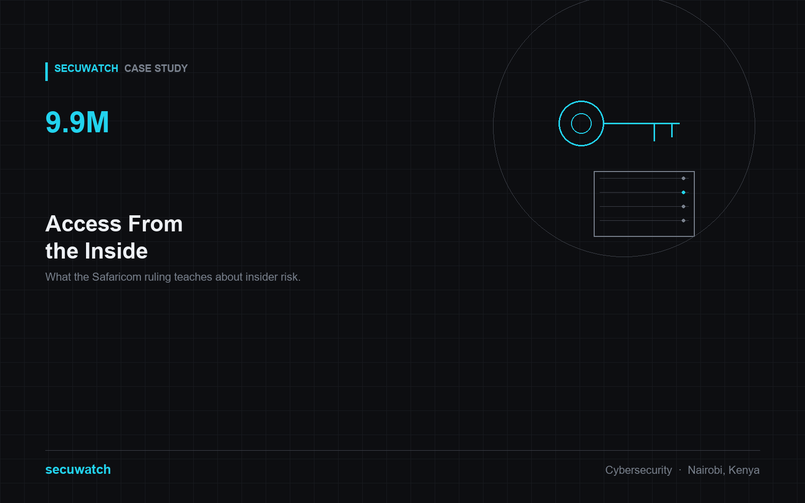 Insider Data Breach Kenya Case Study: What the Safaricom Ruling Teaches About Physical and Digital Access Convergence